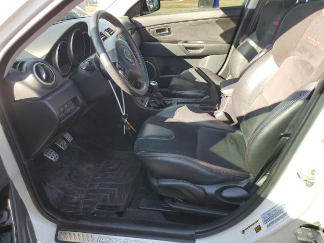 JM1BK34L791215715 - 2009 MAZDA SPEED 3 WHITE photo 7