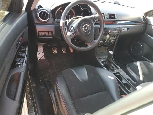 JM1BK34L791215715 - 2009 MAZDA SPEED 3 WHITE photo 8