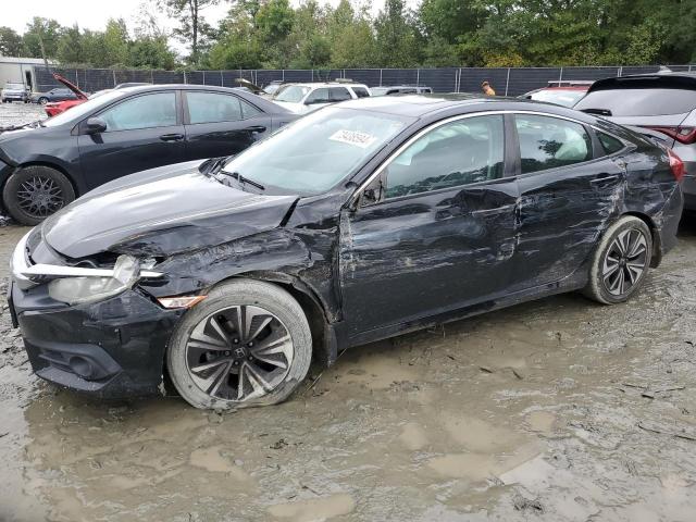 19XFC1F76HE005377 - 2017 HONDA CIVIC EXL შავი ფოტო 1