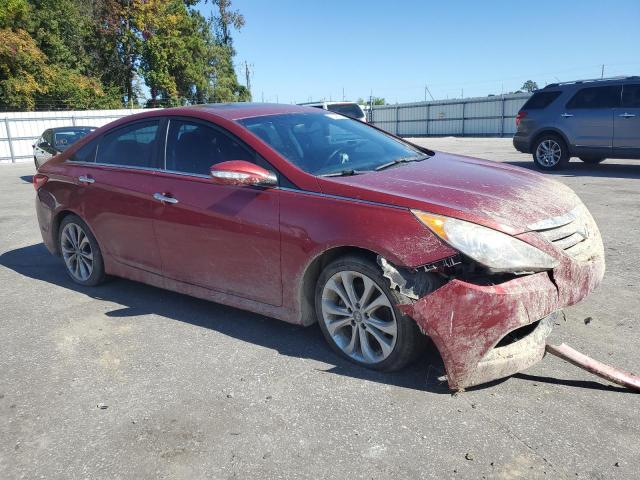 5NPEC4AB5EH882958 - 2014 HYUNDAI SONATA SE BURGUNDY photo 4