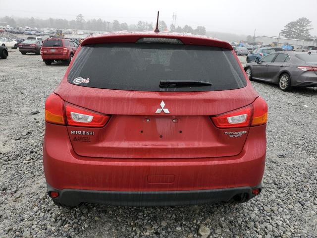 4A4AP3AU9EE021211 - 2014 MITSUBISHI OUTLANDER ES RED photo 6