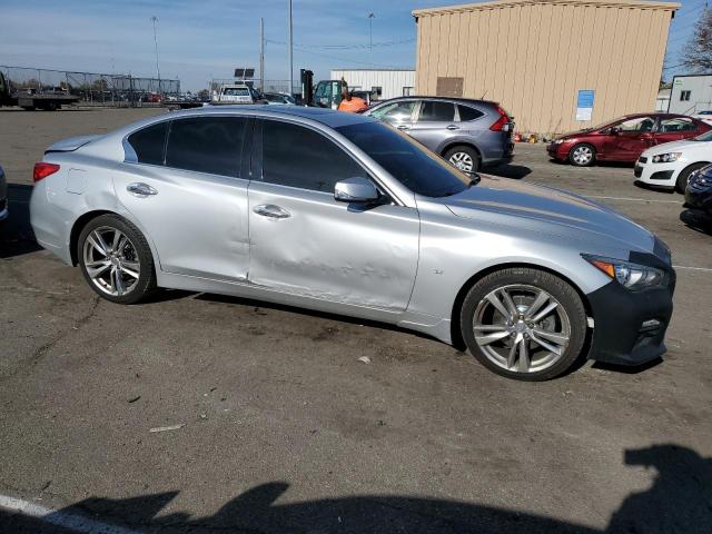 JN1BV7AR4FM416251 - 2015 INFINITI Q50 BASE SILVER photo 4