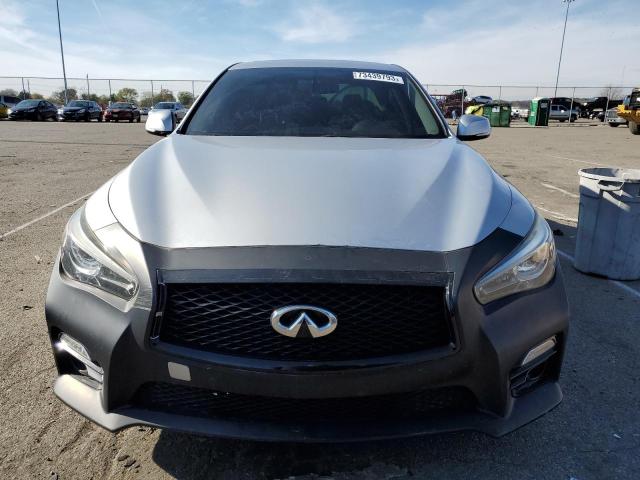 JN1BV7AR4FM416251 - 2015 INFINITI Q50 BASE SILVER photo 5