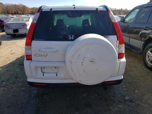 SHSRD78966U432991 - 2006 HONDA CR-V SE WHITE photo 6