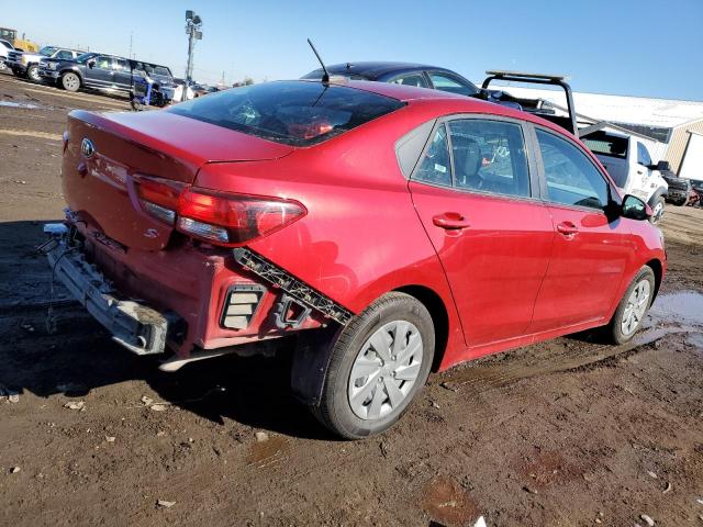 3KPA24ABXKE167661 - 2019 KIA RIO S RED photo 3