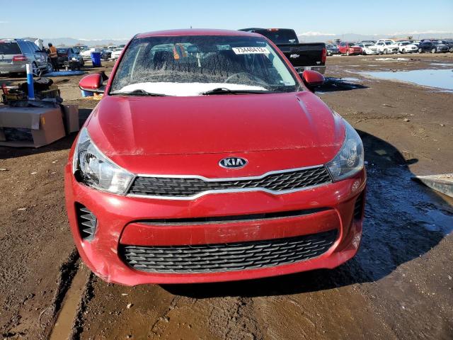 3KPA24ABXKE167661 - 2019 KIA RIO S RED photo 5