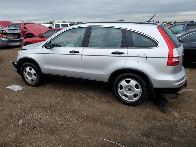 5J6RE4H39BL118705 - 2011 HONDA CR-V LX SILVER photo 2