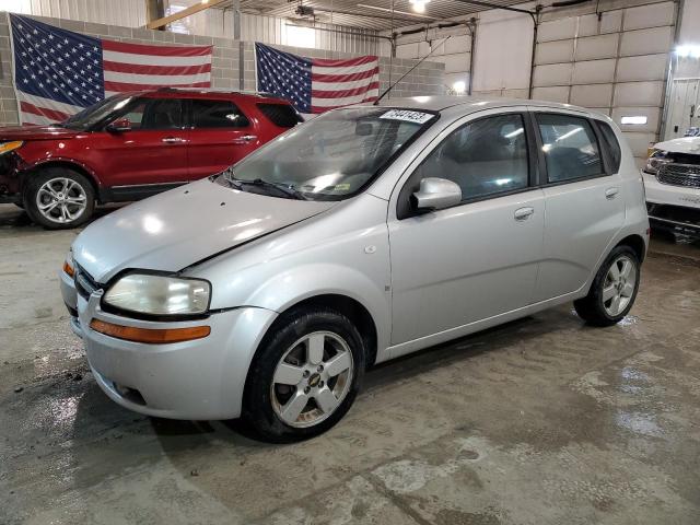 KL1TD66658B180194 - 2008 CHEVROLET AVEO BASE GRAY photo 1