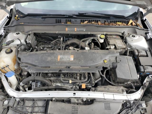 3FA6P0HD9KR248964 - 2019 FORD FUSION SE SILVER photo 11