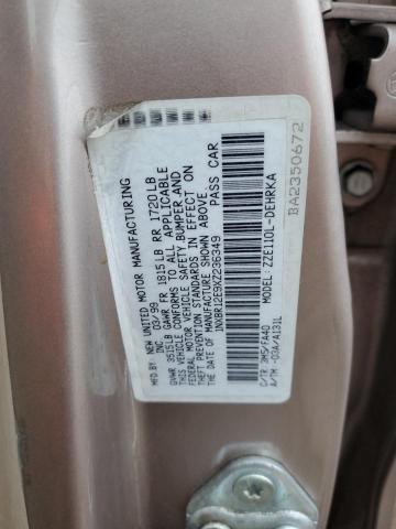 1NXBR12E9XZ236349 - 1999 TOYOTA COROLLA VE SILVER photo 12