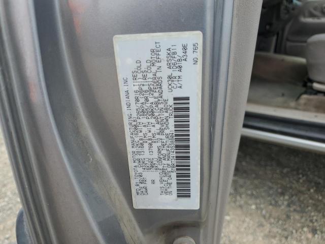 5TBRT34143S388041 - 2003 TOYOTA TUNDRA ACCESS CAB SR5 SILVER photo 13