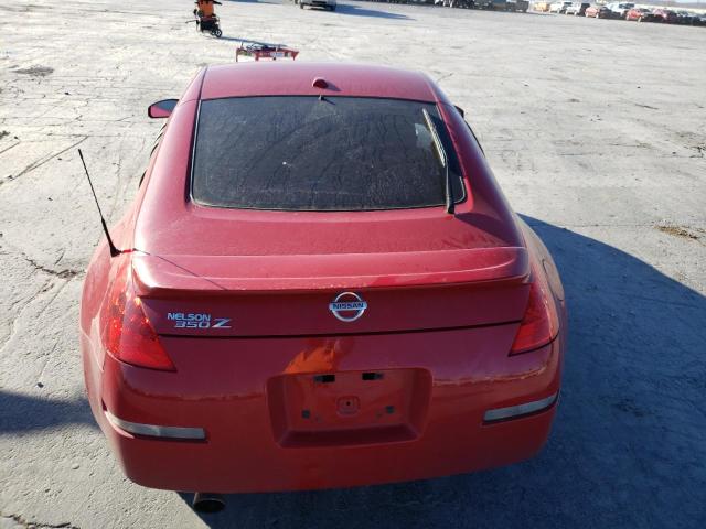 JN1AZ34D16M304239 - 2006 NISSAN 350Z COUPE RED photo 10