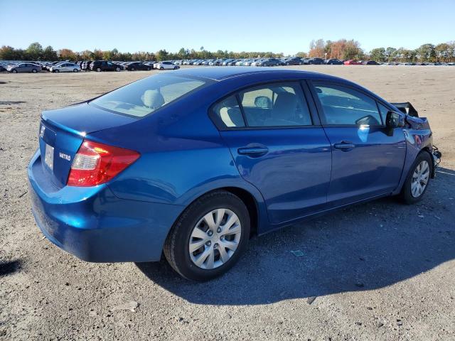 2HGFB2F52CH508328 - 2012 HONDA CIVIC LX BLUE photo 3