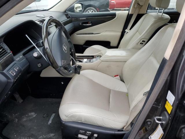 JTHDU46F995009917 - 2009 LEXUS LS 600HL GRAY photo 7