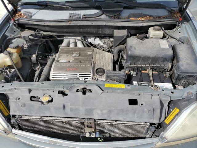 JTJGF10U310093245 - 2001 LEXUS RX 300 GRAY photo 12