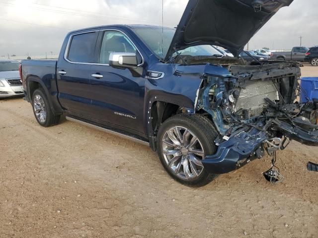 3GTUUGETXNG516886 - 2022 GMC SIERRA K1500 DENALI BLUE photo 4