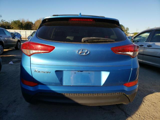 KM8J33A45HU519480 - 2017 HYUNDAI TUCSON LIMITED BLUE photo 6