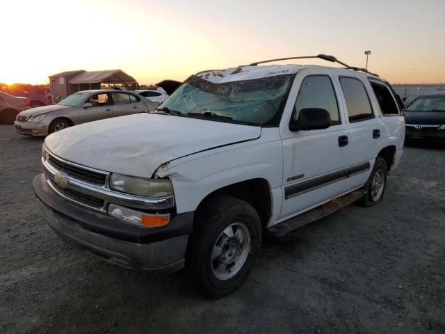 1GNEC13T01R130471 - 2001 CHEVROLET TAHOE C1500 WHITE photo 1