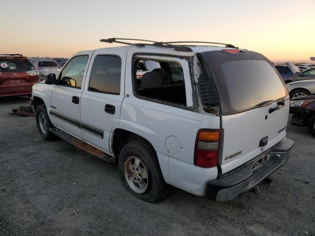 1GNEC13T01R130471 - 2001 CHEVROLET TAHOE C1500 WHITE photo 2