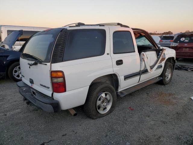 1GNEC13T01R130471 - 2001 CHEVROLET TAHOE C1500 WHITE photo 3