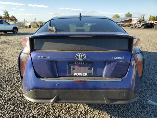 JTDKARFU3H3534172 - 2017 TOYOTA PRIUS BLUE photo 6