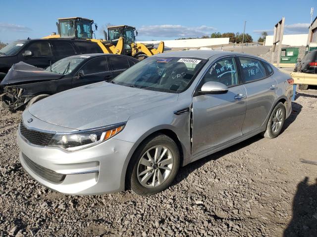 5XXGT4L3XJG193227 - 2018 KIA OPTIMA LX GRAY photo 1