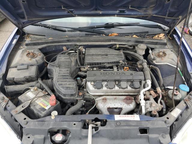 2HGES16304H638310 - 2004 HONDA CIVIC DX VP Mavi foto 11