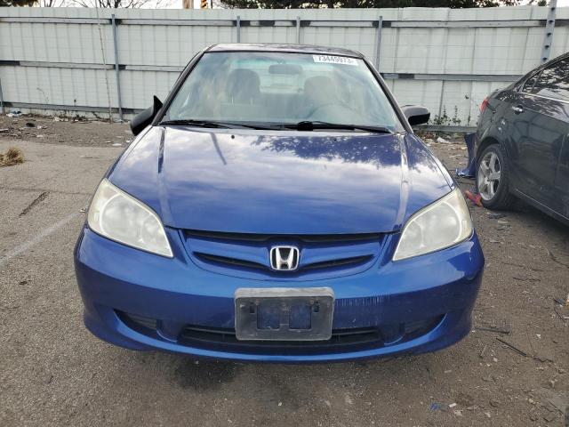 2HGES16304H638310 - 2004 HONDA CIVIC DX VP Mavi foto 5