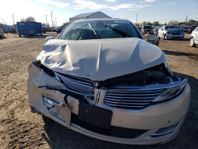 3LN6L2LU7FR603284 - 2015 LINCOLN MKZ HYBRID BEIGE photo 5