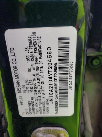 JN1CA21D4VT204560 - 1997 NISSAN MAXIMA GLE GREEN photo 12