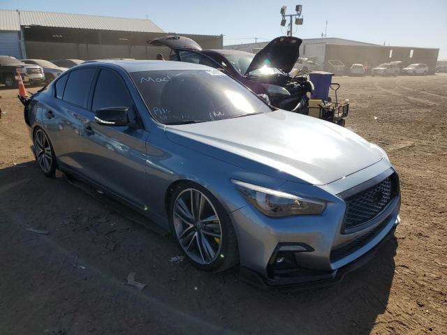 JN1BV7ARXEM683246 - 2014 INFINITI Q50 BASE GRAY photo 4