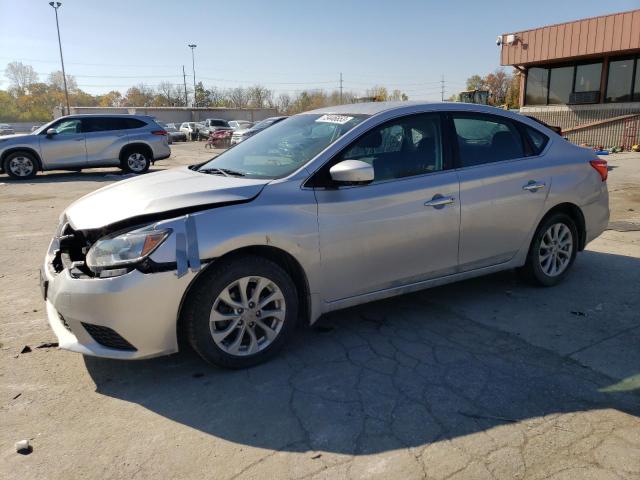 3N1AB7AP0HY411356 - 2017 NISSAN SENTRA S SILVER photo 1