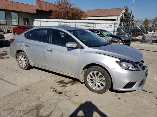 3N1AB7AP0HY411356 - 2017 NISSAN SENTRA S SILVER photo 4