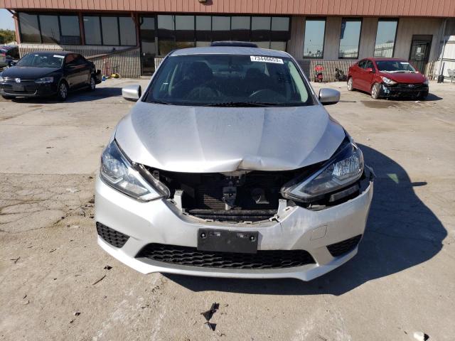 3N1AB7AP0HY411356 - 2017 NISSAN SENTRA S SILVER photo 5