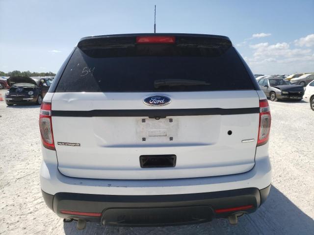1FM5K8AR2FGB51753 - 2015 FORD EXPLORER POLICE INTERCEPTOR WHITE photo 6