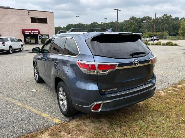 5TDJKRFH9FS120093 - 2015 TOYOTA HIGHLANDER XLE Mavi foto 4