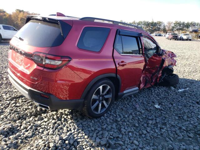 5FNYG1H89PB032570 - 2023 HONDA PILOT ELITE RED photo 3