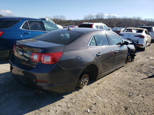 1G11J5SX7DF300719 - 2013 CHEVROLET MALIBU LTZ ნაცრისფერი ფოტო 3