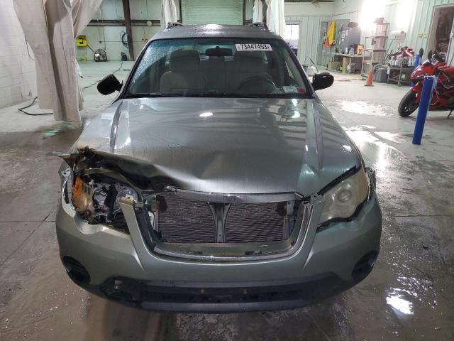 4S4BP60C997319124 - 2009 SUBARU OUTBACK GRAY photo 5