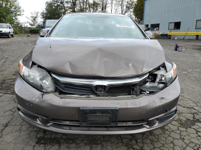 2HGFB2F85CH551944 - 2012 HONDA CIVIC EX BROWN photo 5