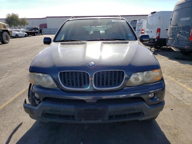 5UXFA13585LY20836 - 2005 BMW X5 3.0I BLUE photo 5