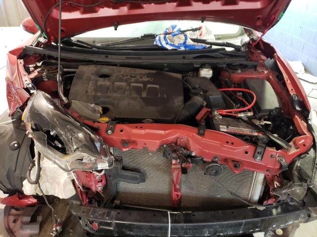 2T1BURHE1EC053224 - 2014 TOYOTA COROLLA L RED photo 11