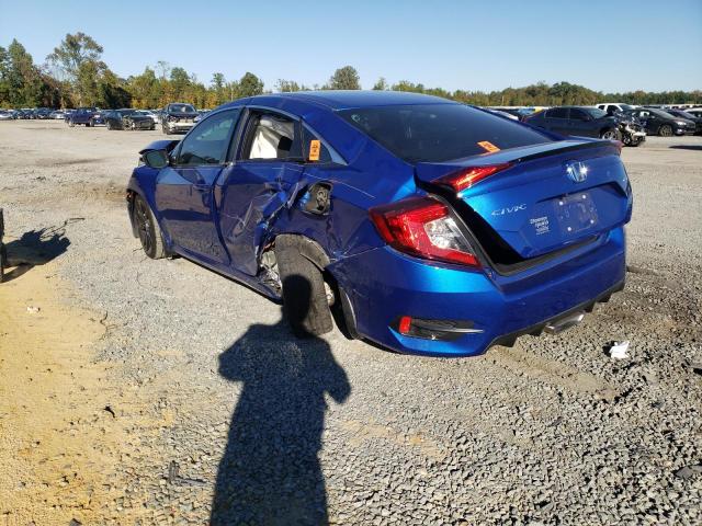 19XFC2E89LE029780 - 2020 HONDA CIVIC SPORT 蓝色 照片 2