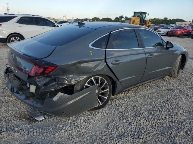 KMHL34J23NA193737 - 2022 HYUNDAI SONATA LIMITED GRAY photo 3