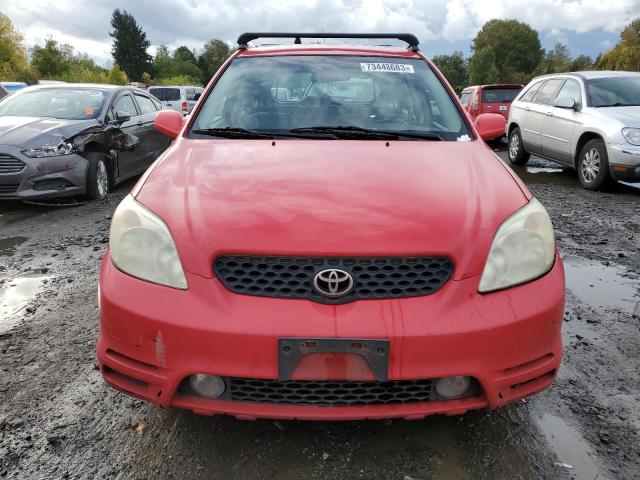 2T1KR32E14C169934 - 2004 TOYOTA COROLLA MA XR RED photo 5