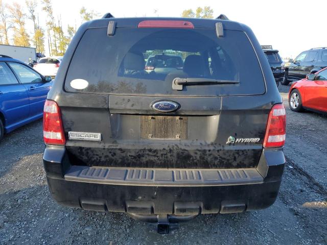 1FMCU49H08KC81780 - 2008 FORD ESCAPE HEV BLACK photo 6