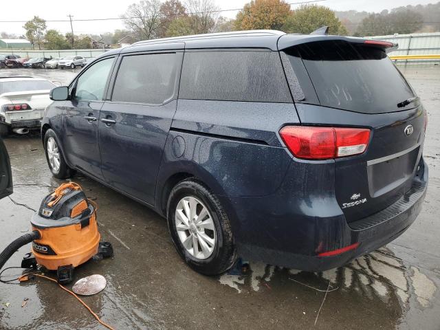 KNDMB5C14F6076159 - 2015 KIA SEDONA LX BLUE photo 2