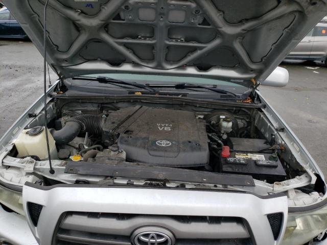 3TMLU42N29M028667 - 2009 TOYOTA TACOMA DOUBLE CAB SILVER photo 11