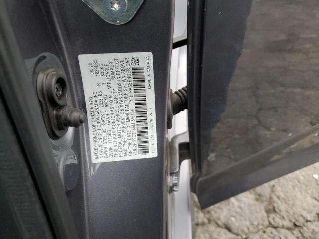 2HGFC2F86LH576154 - 2020 HONDA CIVIC SPORT 石墨色 照片 12