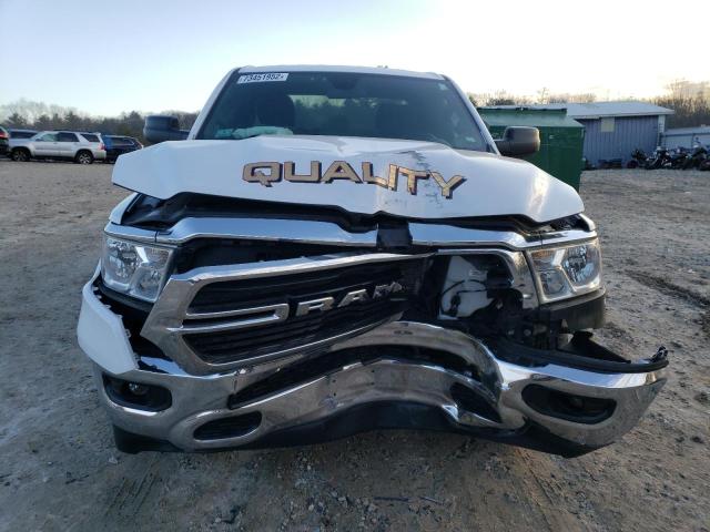 1C6RRFBG5MN697790 - 2021 RAM 1500 BIG HORN/LONE STAR WHITE photo 5